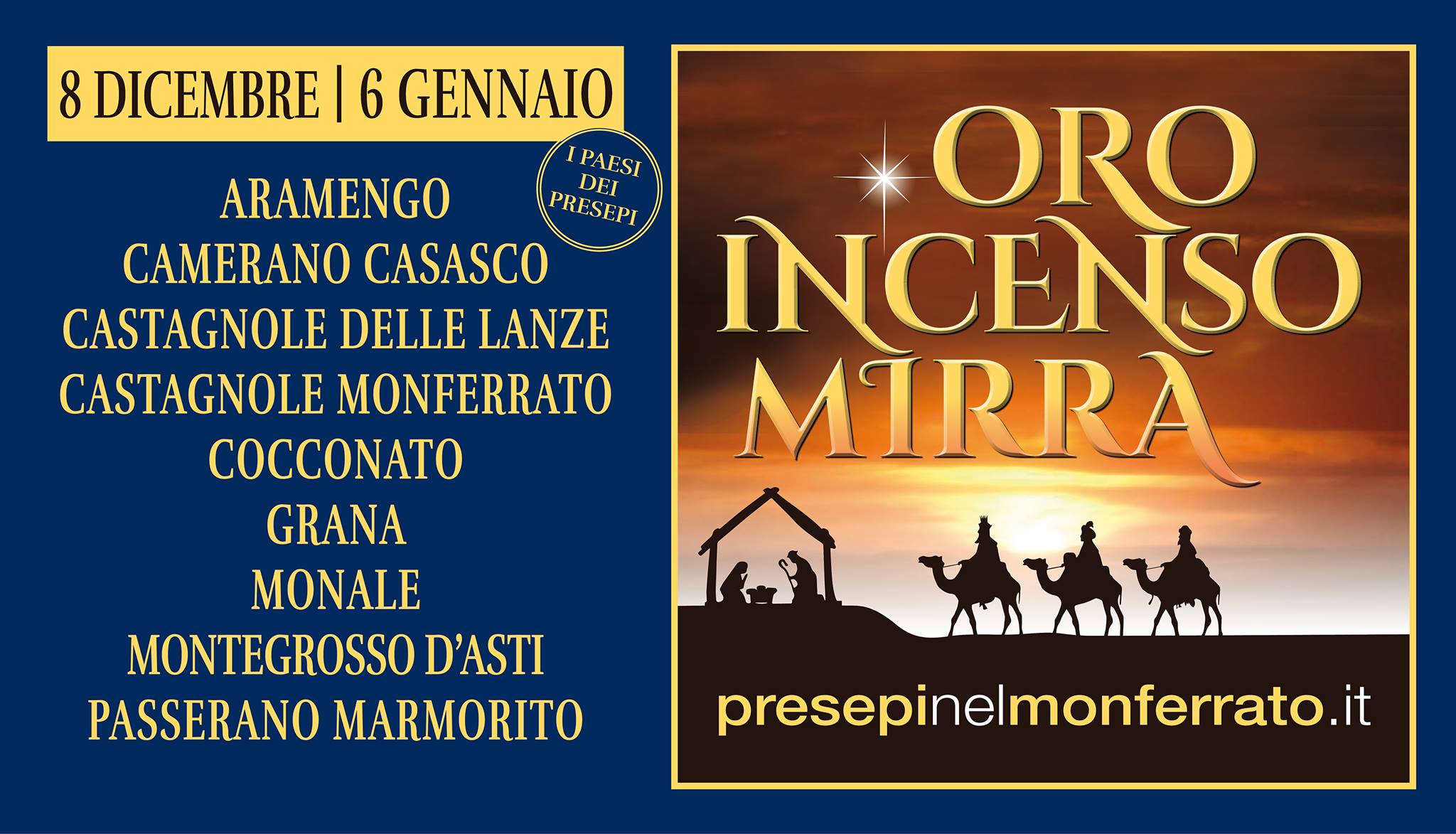 Castagnole delle Lanze | Oro Incenso Mirra-Presepi nel Monferrato 2021