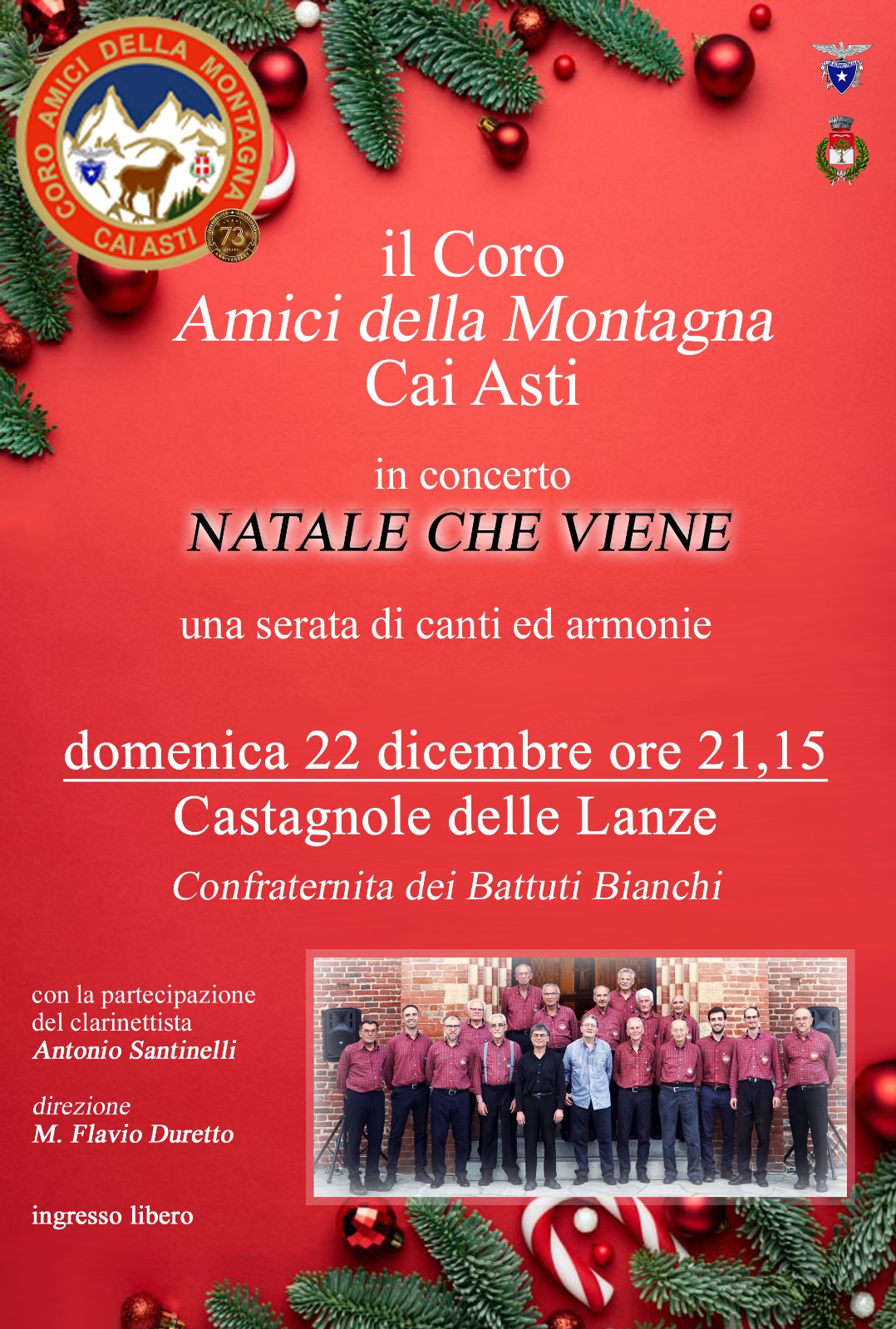 Coro Amici della Montagna Cai Asti in concerto