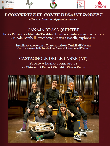 Castagnole delle Lanze | Concerto Canaja Brass Quintet