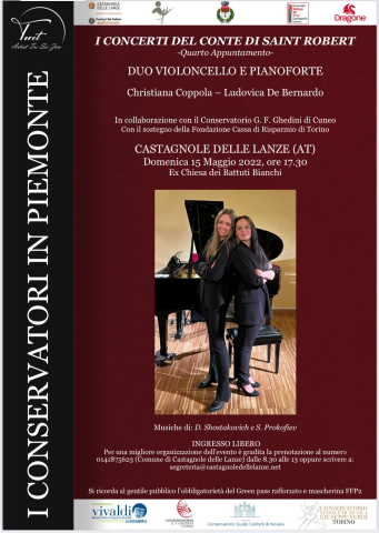 Castagnole delle Lanze | Duo violoncello e pianoforte