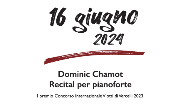 Concerto Dominic Chamot (copertina)