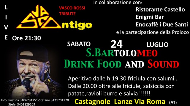 Castagnole delle Lanze | S. Bartolomeo Drink Food and Sound