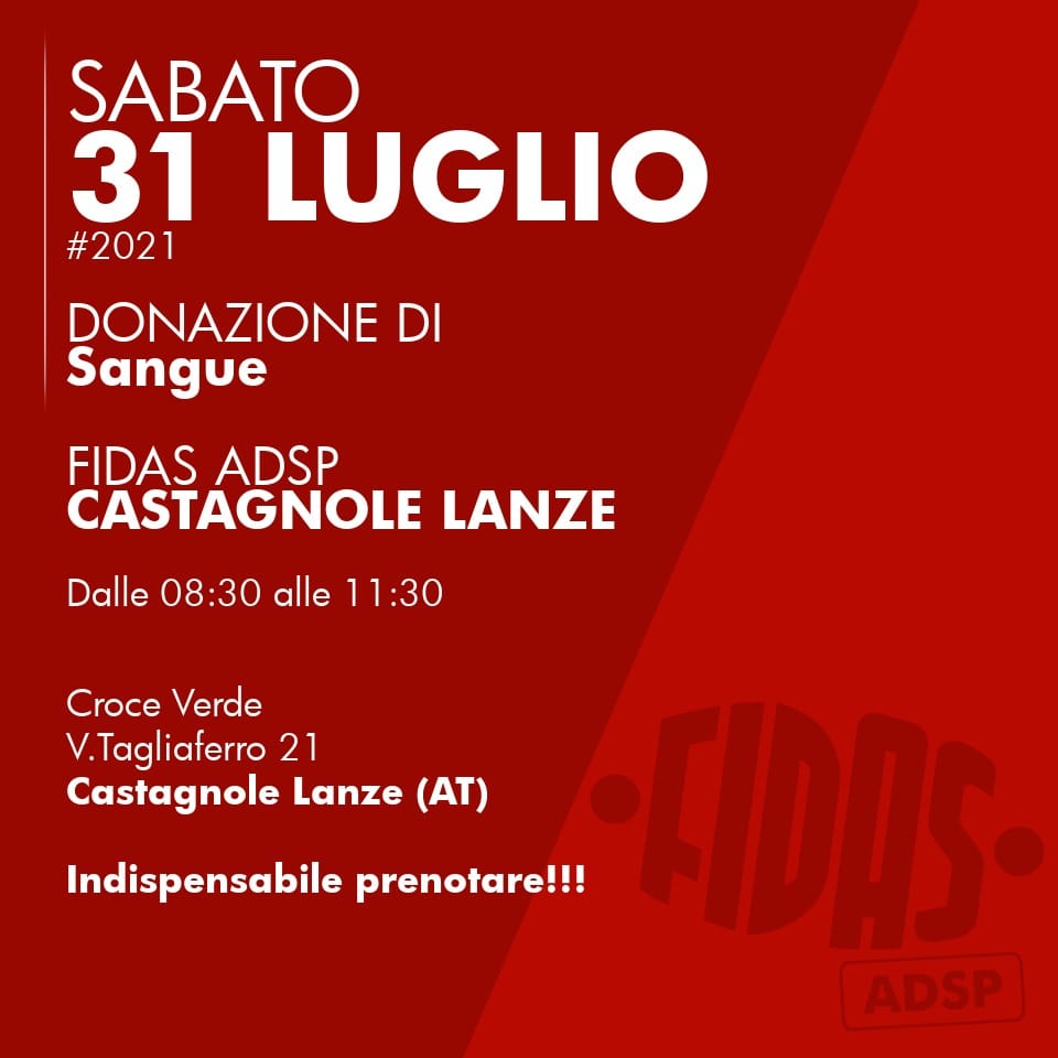 Castagnole delle Lanze | Fidas - Donazione di sangue