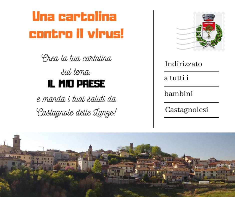 Una cartolina contro il virus