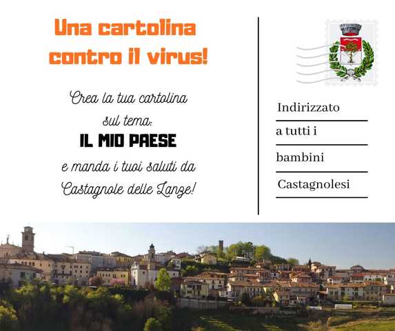 Una cartolina contro il virus