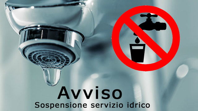 Interruzione servizio idrico S. Bartolomeo